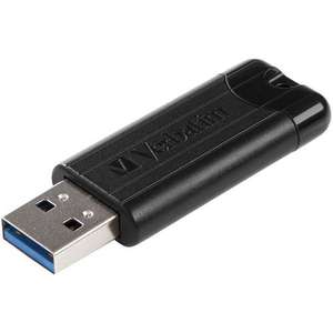 Verbatim 256GB PinStripe USB 3.0 Drive - Black, £24.99 at MyMemory