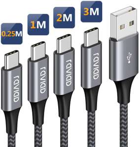 Four USB C fast charge cables sold by Honda and Fulfilled by Amazon for £5.31 Prime (+£2.99 non Prime)
