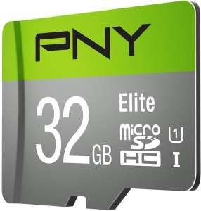 PNY Elite 32GB MicroSDHC Memory Card 100MBs Class 10 - Free delivery - £4.99 @ PicStop