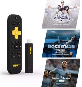 NOW TV Smart Stick with 1 month Entertainment, 1 month Sky Cinema & 1 day Sky Sports Pass for £20 @ Asda