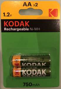 Kodak Rechargeable AA Batteries £1 @ Poundland Bracknell