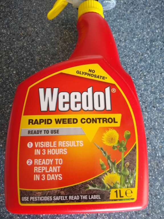 Weedol Rapid Weed killer 1L £1.50 @ Morrisons