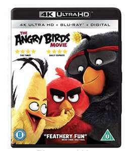 The Angry Birds Movie [4K Ultra HD] [Blu-ray] [Region Free] £5.24 Sold by D & B ENTERTAINMENT and Fulfilled by Amazon.