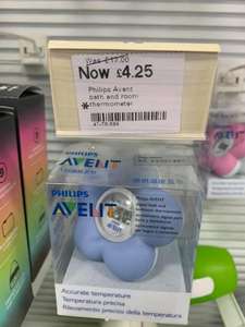 Philips Avent Room & Bath Thermometer Pink Or Blue was £17 now £4.25 instore @ Boots Bletchley, Milton Keynes