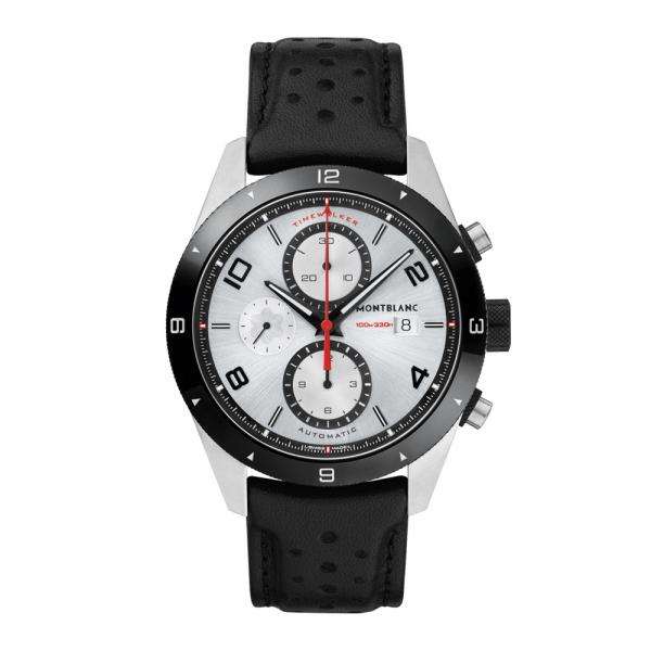 Montblanc Men's TimeWalker Chronograph Automatic Black & Silver Watch 43mm 116100 £1770 @ Burrell’s