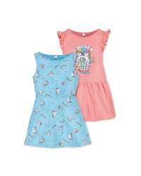My Little Pony Twin-Pack Dress sizes 3-4 & 5-6 yrs £5.99 instore + £2.95 online at Aldi