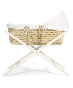 Classic Folding Moses Basket Stand - Ivory £22.35 delivered @ Mamas & Papas Shop