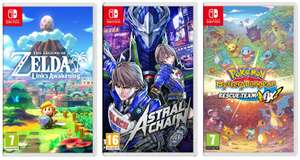 Legend of Zelda Link's Awakening/ Astral Chain/ Pokemon Mystery Dungeon:Rescue Team DX (Nintendo Switch)- £31.99 delivered @ Currys PC World