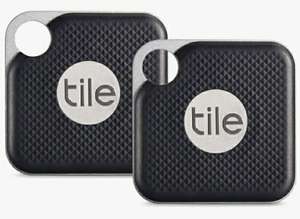 Tile Pro Duo Bluetooth Tracker Key Finder Locator - iPhone Android - 2 Pack £34.95 eBay / velocityelectronics