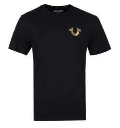 True Religion Gold Buddha Logo Black T-Shirt - £19.94 Delivered @ Brown Bag Clothing