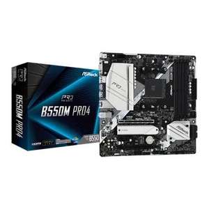 ASRock B550M Pro4 Micro-ATX Motherboard *pre order* £111.78 delivered @ Scan