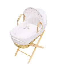 Mamia Rainbow Moses Basket & Stand Mattress & Covers £29.99 Free Delivery on £30 Spend or £2.95 From Aldi