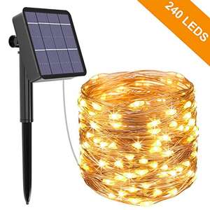 Kolpop Solar Fairy Lights Outdoor, 24m £10.98 (lightning deal + 15% voucher) (+£4.49 NP) Sold by Lanwind-EU and Fulfilled by Amazon.