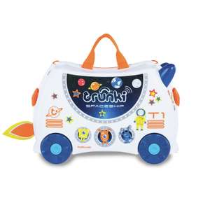 Trunki Skye the Spaceship Glow in the Dark or Pedro Pirate 4 Ride-On Suitcase for £20 @ Argos (free click and collect)