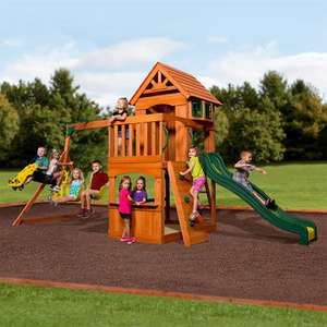 Backyard Discovery Atlantic Wooden Swing Set (3-12 Years) - £599.89 delivered @ Costco