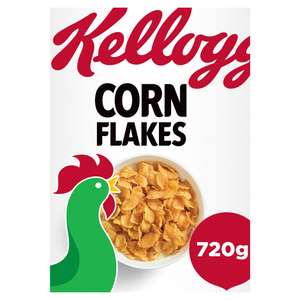 Kellogg's Corn Flakes Cereal 720g - £2 @ Iceland