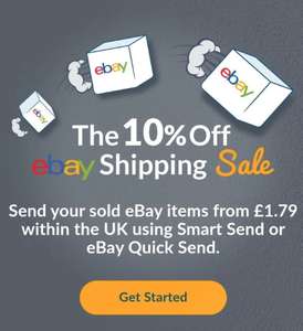 Parcel2go 10% Off Ebay Shipping Sale - Send sold Ebay items from £1.79 + VAT within the UK