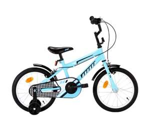 vidaXL steel kids bike with 16 inch wheels in blue for £82.99 delivered @ VidaXL