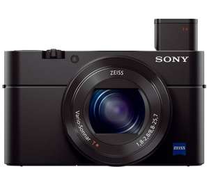 SONY Cyber-shot DSC-RX100 III High Performance Compact Camera - Black - £299.97 @ Currys PC World