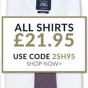 All Shirts £21.95 at Savile Row with free delivery