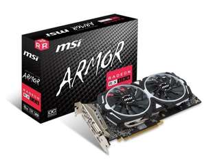MSI Radeon RX 580 ARMOR 8GB OC Graphics Card - £131.74 delivered using code @ Box / eBay
