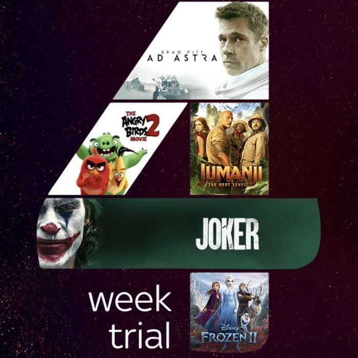 Free Sky Cinema Trial for 4 weeks - Over 1,000 movies on demand in HD (email invite)