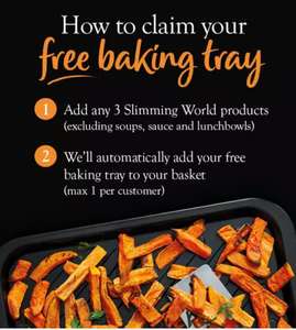Free Slimming World Baking Tray with any 3 slimming world products @ Iceland (items from £2)