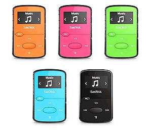 SanDisk Sansa Clip Jam MP3 Player 8GB (5 colours) starting from £22.59 at Picstop