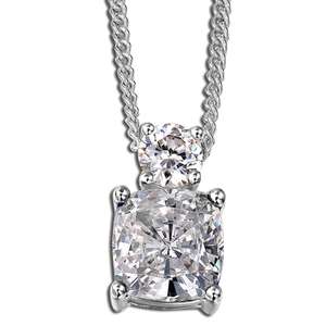 Pure Perfection Pendant 4.5 ct. t.w Chain included at Tru Diamonds for £54.99 delivered