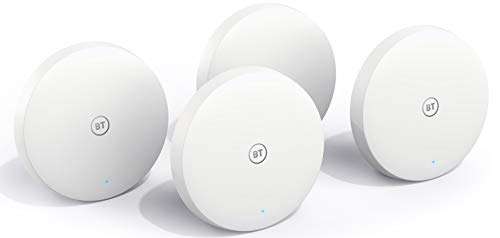 BT Mini Whole Home Wi-Fi, Bundle Pack of 4 Discs (Trio + Additional) - £99.99 @ Amazon / Dispatched from and sold by Hughes Direct.