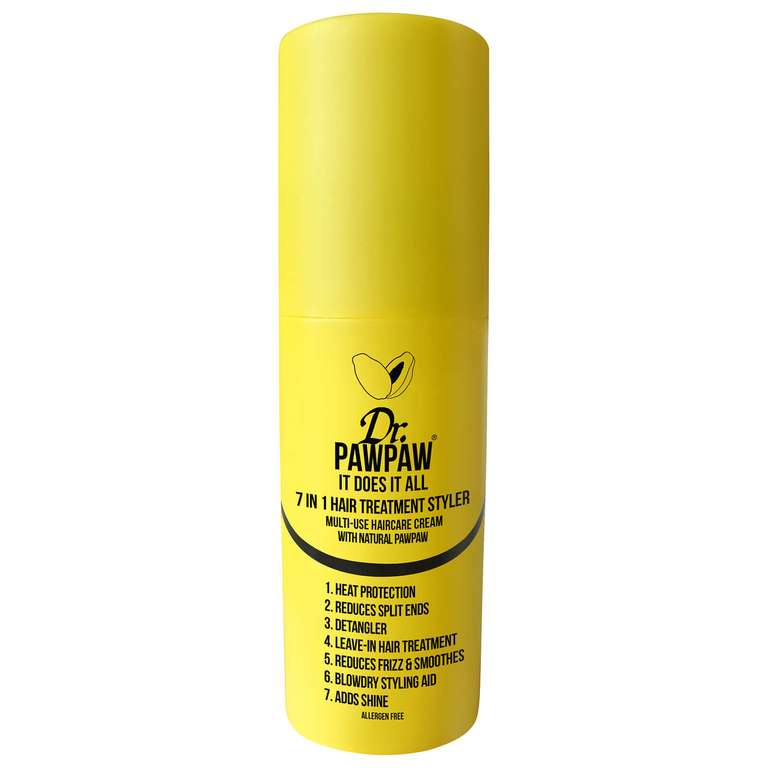 Dr. PAWPAW It Does It All 7 in 1 Hair Treatment Styler 150ml. £1.99 instore only at Home Bargains. Whitehaven in Cumbria