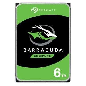 Seagate BarraCuda 6TB SATA III 3.5" Hard Drive, £114.35 delivered at cclcomputers / eBay
