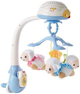 VTech Lullaby Lambs Mobile, Baby Night Light Projector, Baby Born Cot Toys - Blue £19.99 Prime +£4.49 Non-Prime @ Amazon