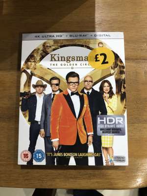 Kingsman Golden Circle 4k Blu-Ray - £2 @ Morrisons (Basingstoke)