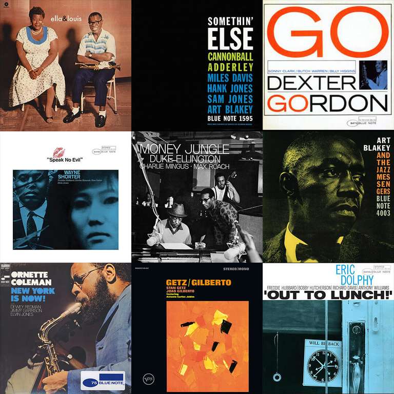 Best of Jazz Starter Kit - All Time Classics Albums – Set of 10 Mystery Vinyl LP - £29.99 delivered with code @ Zavvi