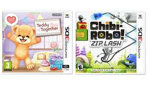 Teddy Together Nintendo 3DS Game - £1.25 / Chibi-Robo! Zip Lash Nintendo 3DS Game £1.49 - Free Click and Collect @ Argos