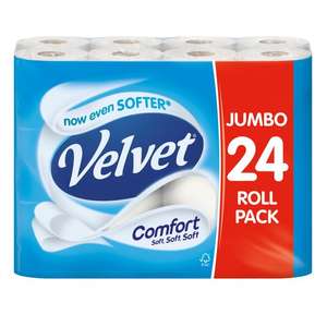 Velvet Comfort 24 Toilet Rolls instore bought Walkden store £6 @ Food Warehouse