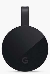Google Chromecast Ultra - £49 (Spend £1 on a wooden spoon for free delivery) @ John Lewis & Partners
