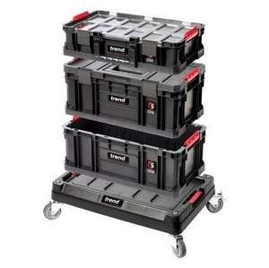 Trend Modular Toolboxes With Cart £60 + £5.95 delivery at Anglia Tool Centre
