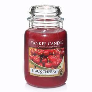 Yankee Large Black Cherry Candle £13.45 + £4.99 P+P (Free P+P for orders over £20) @ Squizzas
