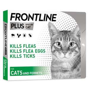 Frontline Plus for cats 6 pack £24.99 + £3.95 del @ Waitrose & partners pet