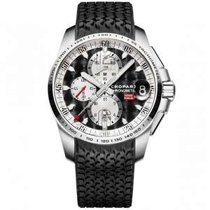 Chopard Mille Miglia GT XL Chronograph Steel Black Dial Men's Strap Watch £4,465 from Berrys