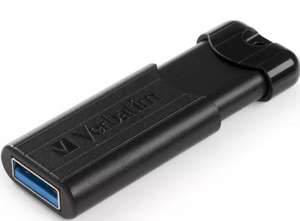 Verbatim 128GB PinStripe Store'n'Go USB 3.0 Flash Drive + 2 Year Warranty - Black - £9.99 Delivered @ MyMemory