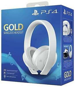 Sony GOLD Wireless PS4 Headset - White £56.30 @ ebay / Argos