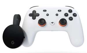 Stadia Premiere Edition (Clearly White) Controller + Google Chromecast Ultra for £70.19 Delivered With Code @ Google Store