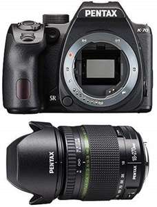 Pentax 1624201 K-70 DSLR 18-270 mm Lens, Black £630.18 at Amazon