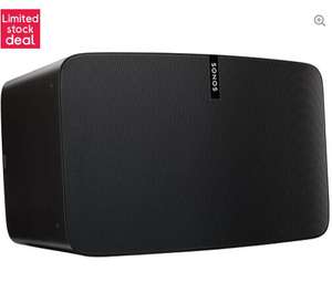 SONOS PLAY:5 Wireless Smart Sound Multi-Room Speaker - Black (gen 2) £349.97 @ Currys