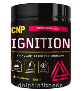 CNP Ignition High Stimulant Pre Workout 30 Servings £15.95 (£1.95 delivery) @ Dolphin Fitness