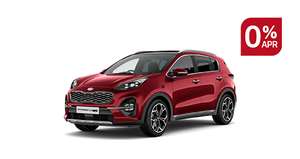 0% interest on a new Kia Sportage over 2 years (25 months) on Personal Contract Purchase via Kia Motors