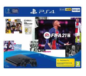 EA Sports FIFA 21 500GB PS4 Console + Second DUALSHOCK 4 Wireless Controller Bundle £279.99 + 20% off Football Shirt at Sports Direct @ Game